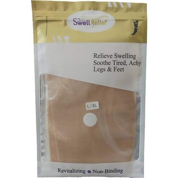 4 Pair Sheer Large/X-Large Ladies Compression Sock - Picture 3 of 7